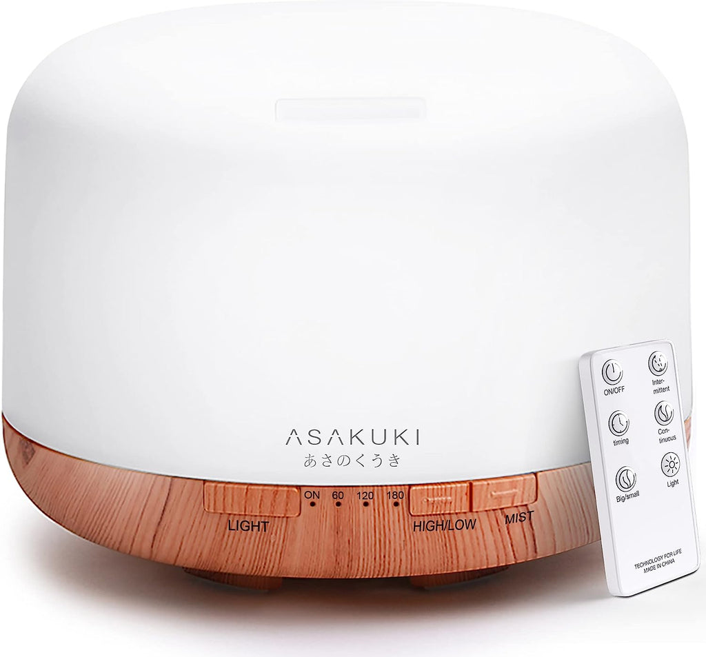 Asakuki 500ml Essential Oil Diffuser